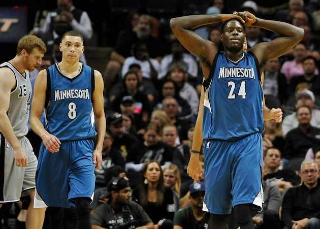 Bennett (r) was too raw even for Minnesota's young core.